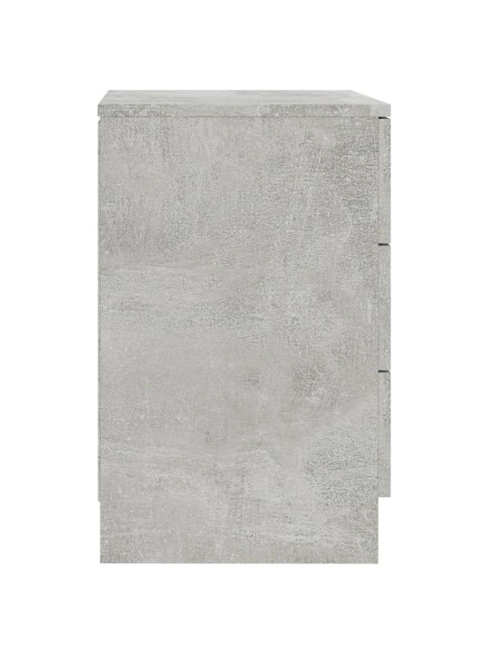 Noční stolky 2 ks betonově šedé 38x35x56 cm kompozitní dřevo
