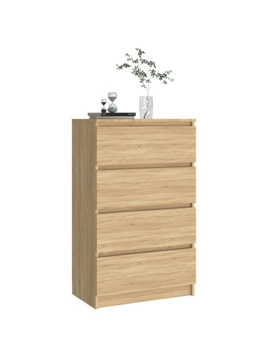 Příborník dub sonoma 60 x 35 x 98,5 cm kompozitní dřevo