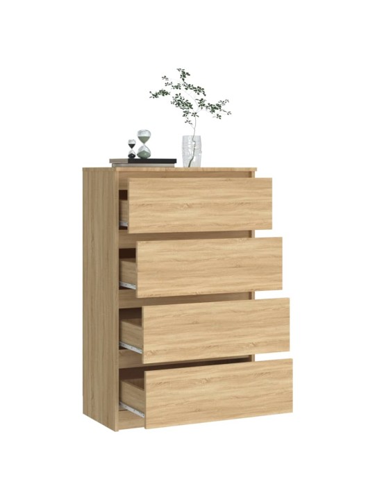 Příborník dub sonoma 60 x 35 x 98,5 cm kompozitní dřevo