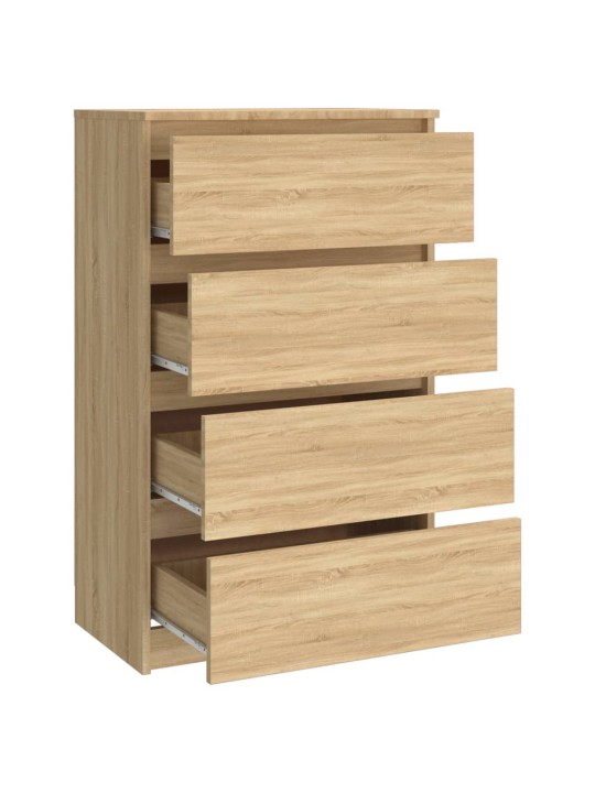 Příborník dub sonoma 60 x 35 x 98,5 cm kompozitní dřevo