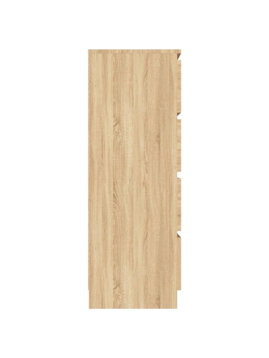 Příborník dub sonoma 60 x 35 x 98,5 cm kompozitní dřevo