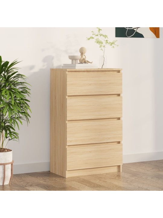 Příborník dub sonoma 60 x 35 x 98,5 cm kompozitní dřevo