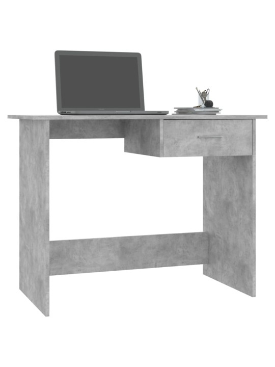 Psací stůl betonově šedý 100 x 50 x 76 cm kompozitní dřevo