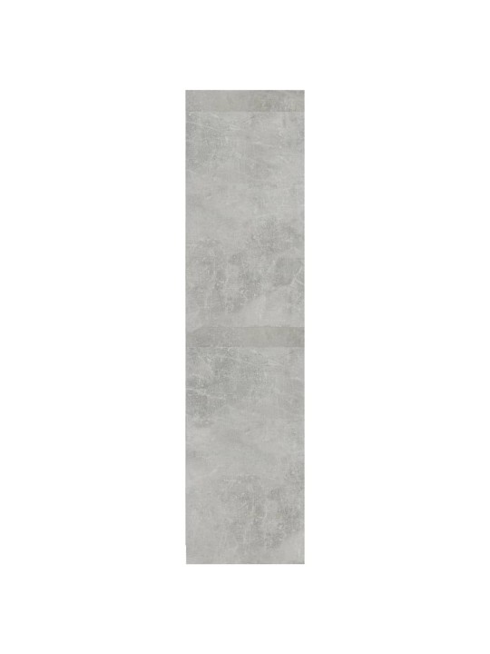Šatní skříň betonově šedá 100 x 50 x 200 cm dřevotříska