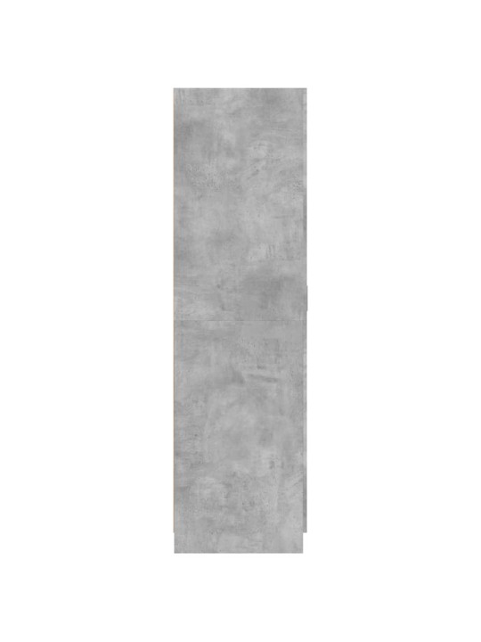Šatní skříň betonově šedá 80 x 52 x 180 cm kompozitní dřevo