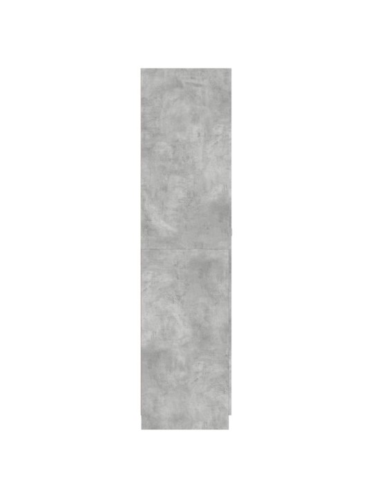 Šatní skříň betonově šedá 90 x 52 x 200 cm kompozitní dřevo