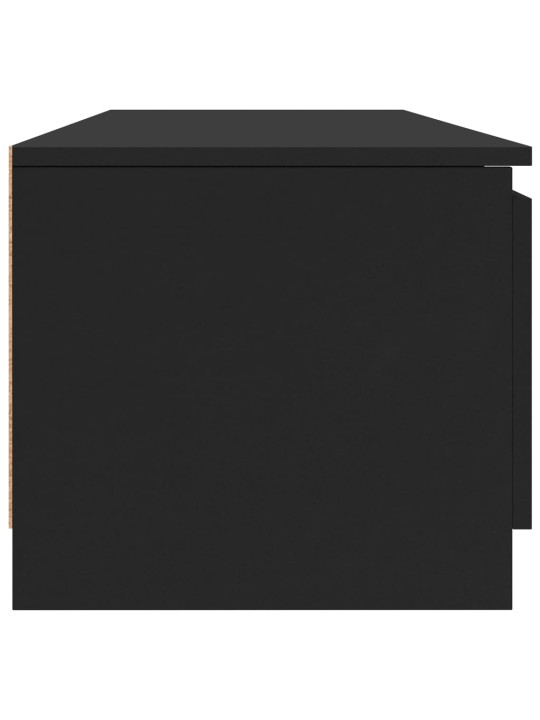 TV stolek černý 140 x 40 x 35,5 cm kompozitní dřevo