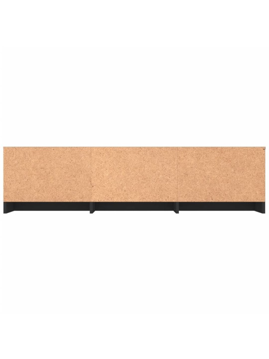 TV stolek černý 140 x 40 x 35,5 cm kompozitní dřevo