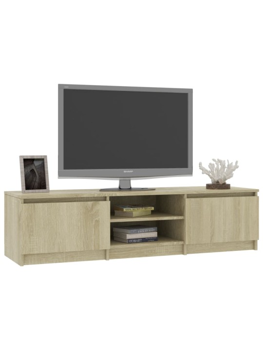 TV stolek dub sonoma 140 x 40 x 35,5 cm kompozitní dřevo