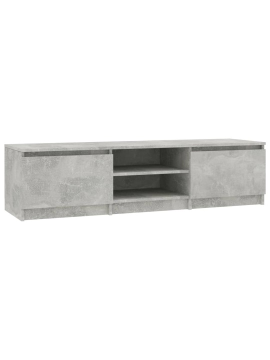 TV stolek betonově šedý 140 x 40 x 35,5 cm kompozitní dřevo