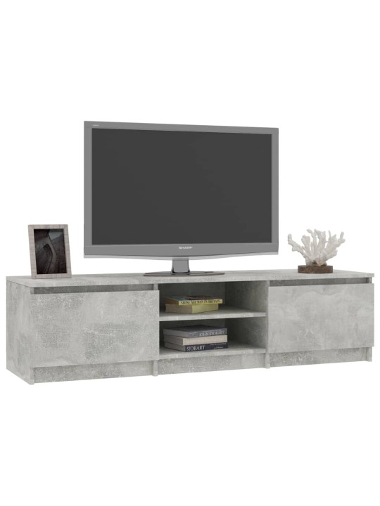TV stolek betonově šedý 140 x 40 x 35,5 cm kompozitní dřevo