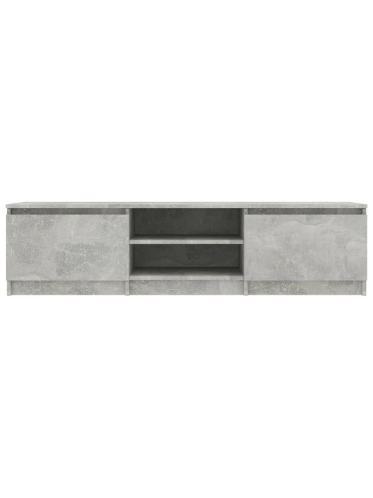 TV stolek betonově šedý 140 x 40 x 35,5 cm kompozitní dřevo