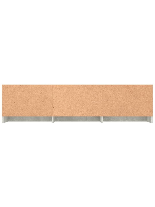 TV stolek betonově šedý 140 x 40 x 35,5 cm kompozitní dřevo