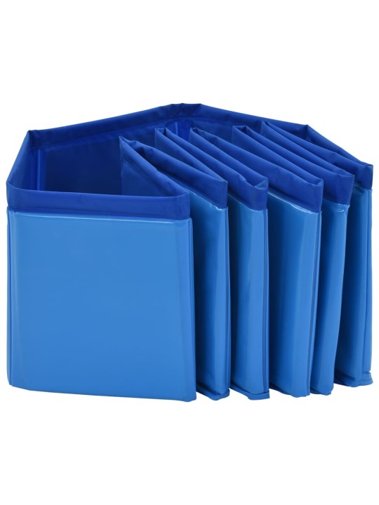 Skládací bazén pro psy modrý 80 x 20 cm PVC