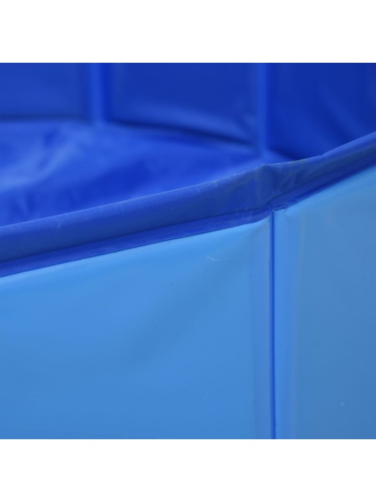 Skládací bazén pro psy modrý 80 x 20 cm PVC