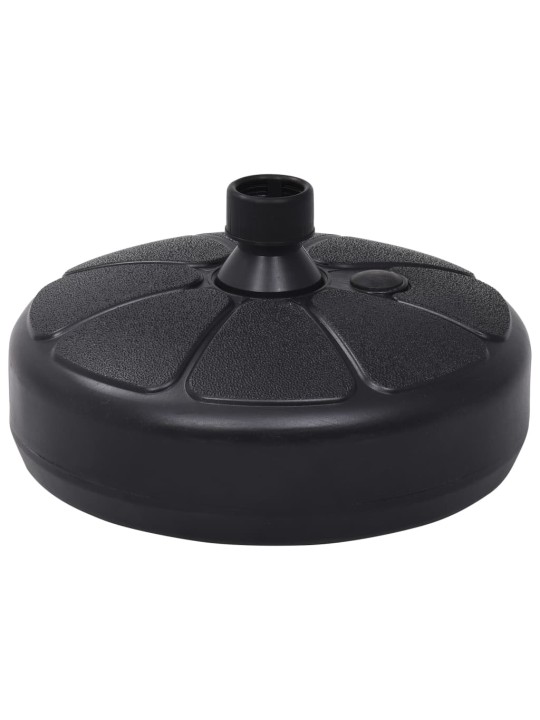Stojan na slunečník plněný vodou/pískem 15 l černý