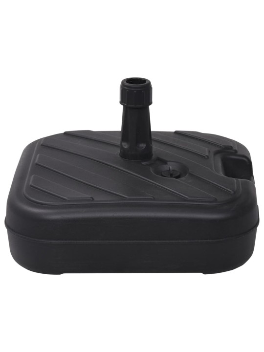 Stojan na slunečník plněný vodou/pískem 24 l černý