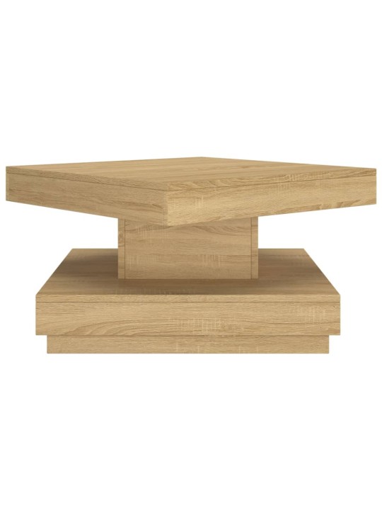 Konferenční stolek světle hnědý 60 x 60 x 35 cm MDF