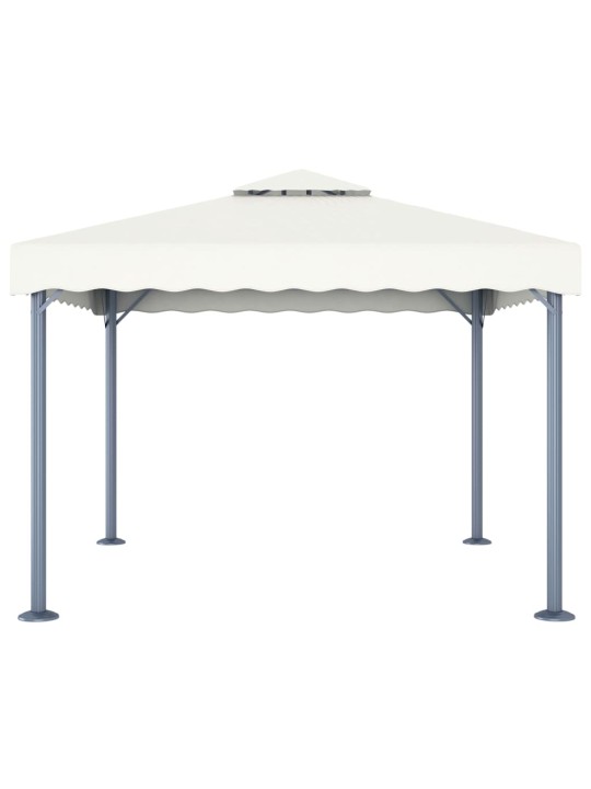 Altán 300 x 300 cm krémový hliník