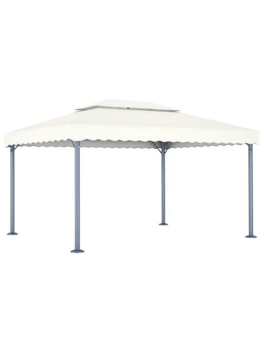 Altán 400 x 300 cm krémový hliník