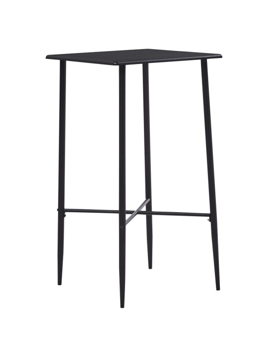 Barový stůl černý 60 x 60 x 111 cm mdf