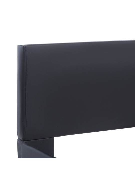 Rám postele černý umělá kůže 140 x 200 cm