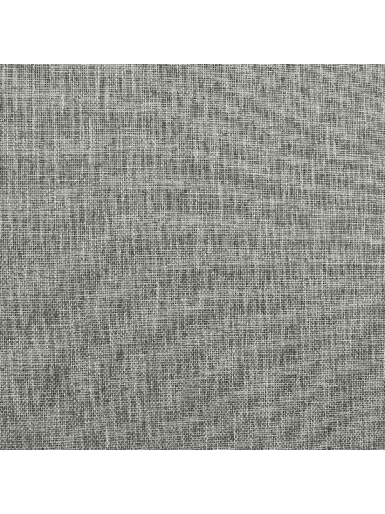 Rám postele s úložným prostorem světle šedý textil 180x200cm