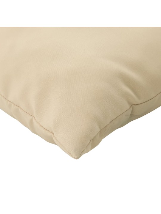 Podušky na palety 3 ks béžové textil