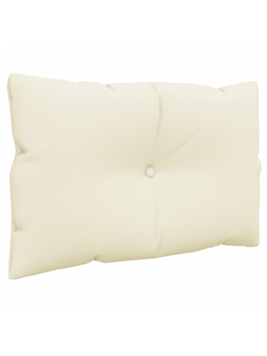 Podušky na palety 3 ks krémové textil