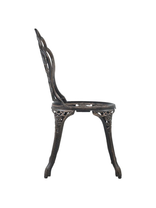 3dílný bistro set litý hliník