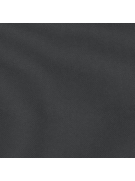 Podušky na židli vysoké opěradlo 2 ks černé 120x50x3 cm textil