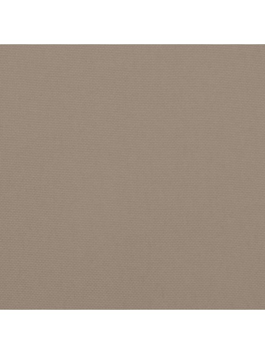 Podušky na židli vysoké opěradlo 4 ks taupe 120x50x3 cm textil