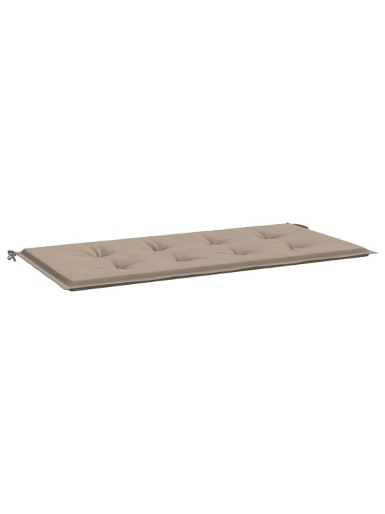 Poduška na zahradní lavici taupe 100x50x4 cm oxfordská látka