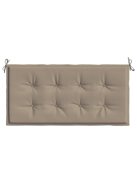 Poduška na zahradní lavici taupe 100x50x4 cm oxfordská látka