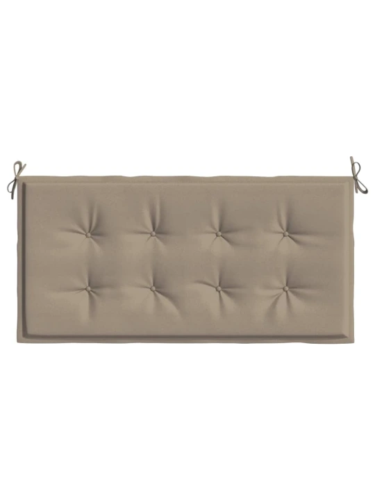 Poduška na zahradní lavici taupe 100x50x4 cm oxfordská látka