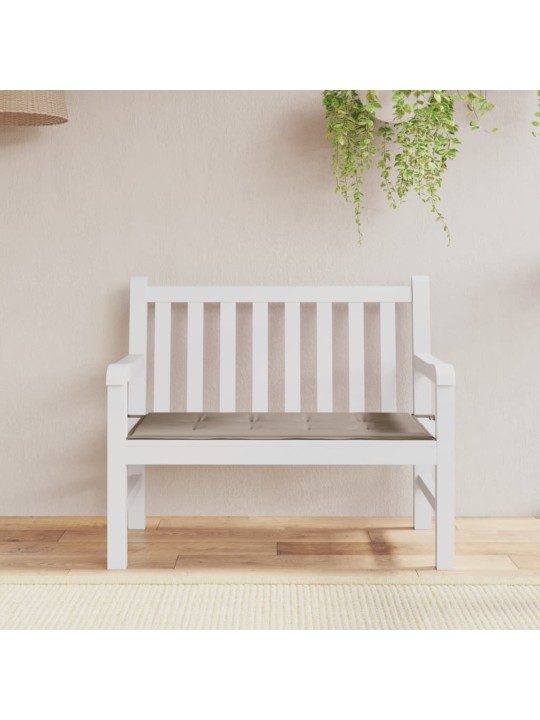 Poduška na zahradní lavici taupe 100x50x4 cm oxfordská látka