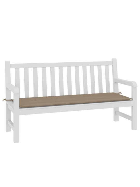 Poduška na zahradní lavici taupe 150x50x4 cm oxfordská látka
