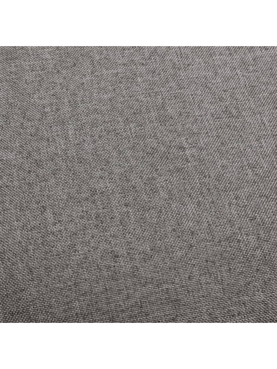 Barová židle tmavě šedá textil