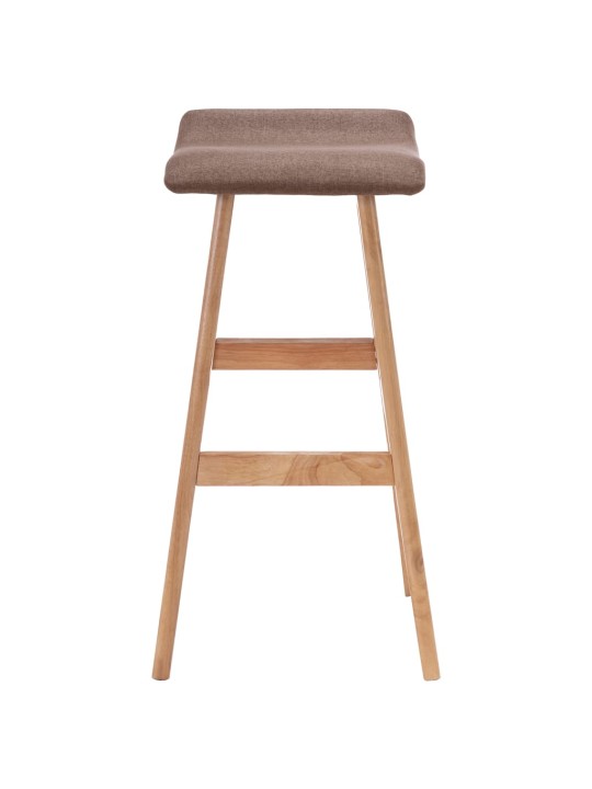 Barová židle taupe textil