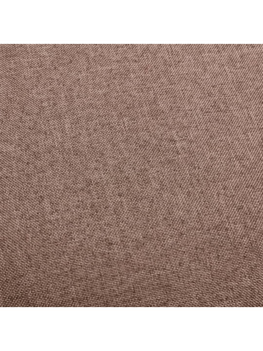 Barové židle 2 ks taupe textil