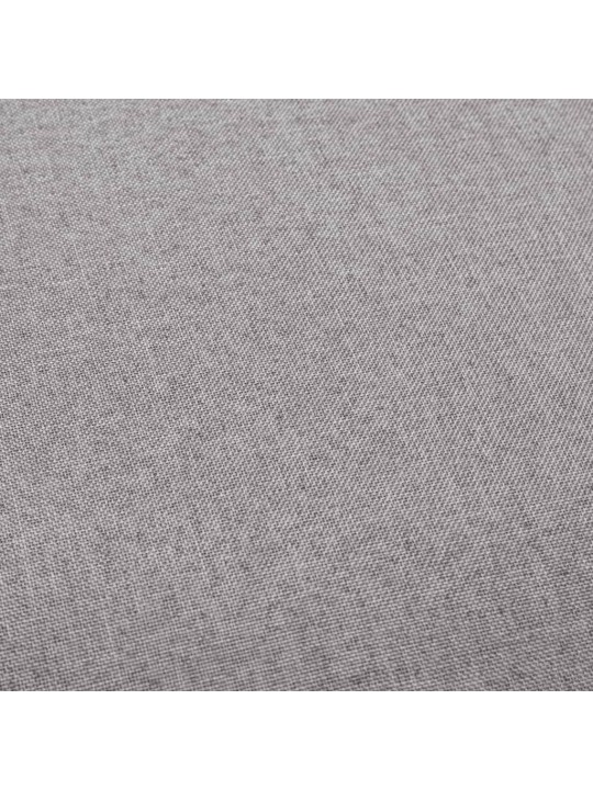 Barová židle světle šedá textil