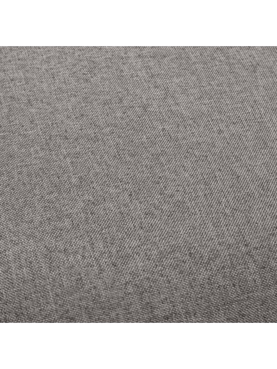 Barové židle 2 ks tmavě šedé textil