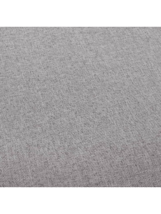 Barové židle 2 ks světle šedé textil