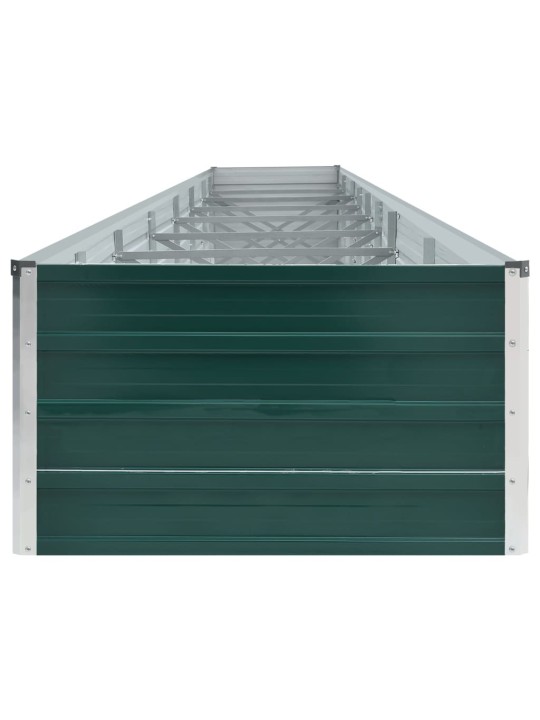 Vyvýšený záhon pozinkovaná ocel 600 x 80 x 45 cm zelený
