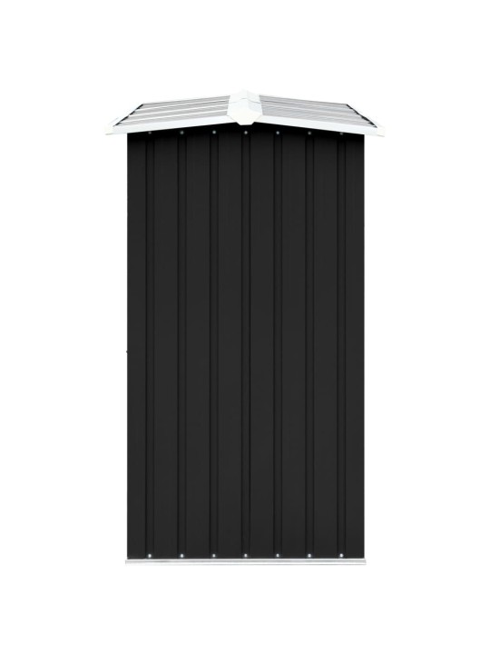 Zahradní kůlna na dříví pozinkovaná ocel 330x92x153 cm antracit