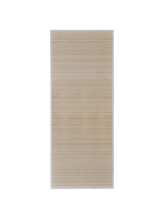Obdélníkové koberce z přírodního bambusu 4 ks 120 x 180 cm