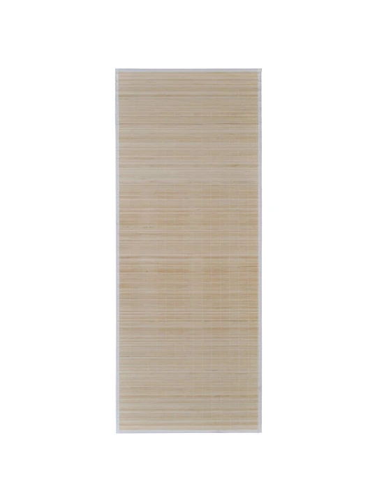 Obdélníkové koberce z přírodního bambusu 4 ks 120 x 180 cm