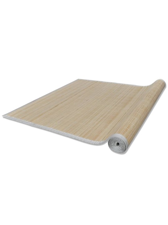 Obdélníkové koberce z přírodního bambusu 4 ks 120 x 180 cm