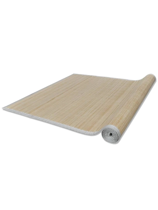 Obdélníkové koberce z přírodního bambusu 4 ks 120 x 180 cm