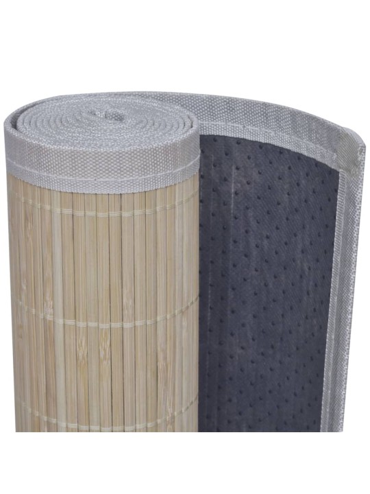 Obdélníkové koberce z přírodního bambusu 4 ks 120 x 180 cm
